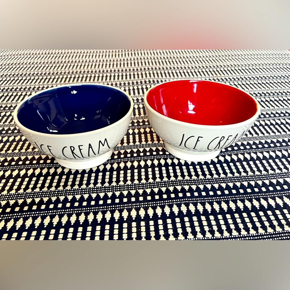Rae Dunn ice cream bowls